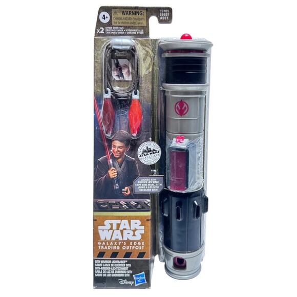 Star Wars Galaxy's Edge Sith Warrior LIGHTSABER W/ 2 Kyber Crystals RARE!! - Picture 2 of 6